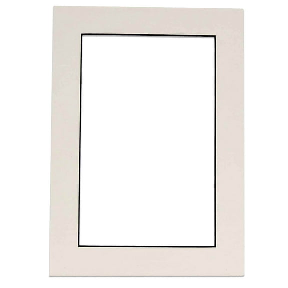 26x34 Mat for 22x30 Photo - Precut White with Black Core Picture Matboard for Frames Measuring 26x34 ONE MAT