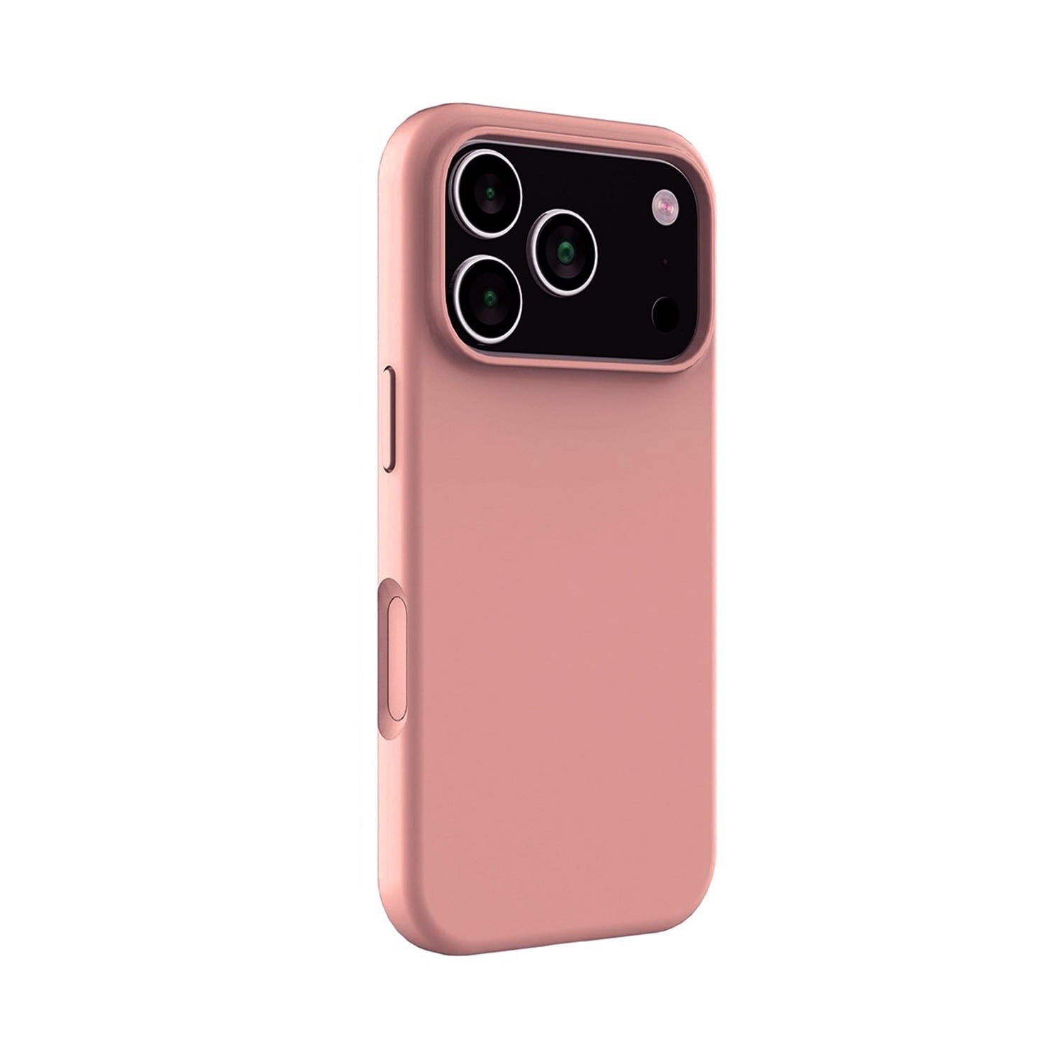 Lightweight Soft Silicone Bumper Case for iPhone 17 Pro Max - Pink