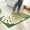 green, variant on Carpet,Leaf Pattern Bathroom Toilet Waterproof Microfiber Bath Mat Non-slip Foot Mat