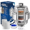 thumbnail image 1 of 15 Stage Shower Filter, Shower Water Filter Universal Replaceable Shower Head Water Purifier Hard Water Filter, 1 of 4