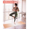 thumbnail image 2 of LightSalmon Ombre Yoga Towel for Hot Yoga Non Slip, Modern Gradient Abstract Art Yoga Mat Towel Absorbent Yoga Sweat Towels Microfiber Hot Yoga Blanket for Bikram Pilates 26"x70", 2 of 7