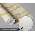 thumbnail image 6 of S4Sassy Modern Abstract Tree Pattern Wallpaper - Yellow Wall Covering, 25" x 60" Self-Adhesive Textured Vinyl Wallpaper, Walls Wrap, Easy DIY Wall Covering For Bedroom, Cabinets, Living Spaces, 6 of 9