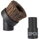 thumbnail image 1 of Juego de 2 Pzas de Accesorios para Aspiradora con Cepillo para Pelo de Caballo - Accesorios y Cepillos Redondos Negros para Aspiradora para Pelo de Caballo - Accesorio de Cepillo para Aspiradora d..., 1 of 9