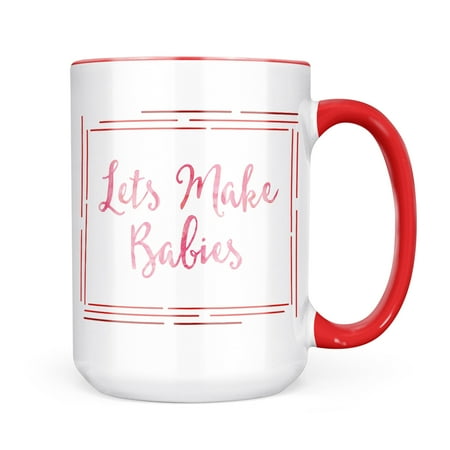 

Christmas Cookie Tin Lets Make Babies Valentine s Day Pink Watercolor Mug gift for Coffee Tea lovers