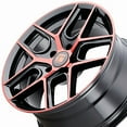 thumbnail image 3 of Touren Tr79-3279 17X8 5X112 35Et 66.56Cb Gloss Black W/ Red Tinted Face, 3 of 3