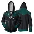 thumbnail image 4 of Disfraz de cosplay de Capitán Marvel Carol Danvers, sudadera con capucha de Anime, chaqueta, para Halloween, para hombre y mujer, 4 of 5