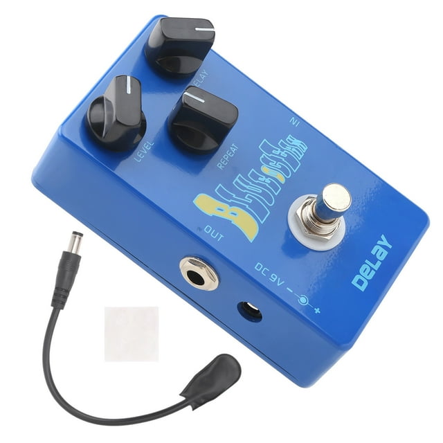 Pédale à Effet Retardant Processeur de Son Véritable Bypass Guitare Électrique Unité à Bloc Unique