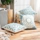thumbnail image 5 of Funda de almohada decorativa bordada estilo boho chic, diseño exquisitamente vibrante con cremallera suave oculta, juego de 2 piezas para sala de estar, dormitorio, sofá, silla, automóvil (18 x 18, 5 of 7