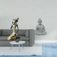thumbnail image 2 of Estatua De Buda Mono Tribal Africana, Hecha A Mano, De Resina, Coleccionable, Multiusos, Para Estudio, Hotel, Patio, Decoración., 2 of 8