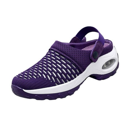 

Careslong Ladies Sandals Sport Style Round Toe Breathable Mesh Low Heel Woman s Sandles for Seaside Beach Shopping Traveling Work delightful