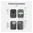 thumbnail image 7 of 4K Mini Body Camera Full HD 1080P 2 Inch IPS Touch Screen Night Vision Video Recorder Security Guard Police Body Mini Cam ,Ultra-HD Quality, 7 of 7