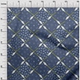 thumbnail image 2 of oneOone Rayon Midnight Blue Fabric Halloween Diy Clothing Quilting Fabric Print Fabric By Yard 56 Inch Wide, 2 of 6