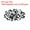 White, Gray, Clear, Black, variant on 1000Pcs Pony Beads Acrylic Bulk Plastic Barrel Bead Red White Black Clear for Necklace Key Chain