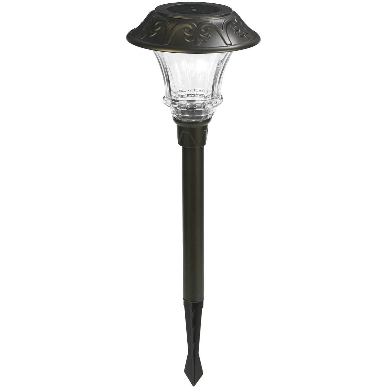 EZ Solar Solar-Powered Charcoal Brown Outdoor LED Pathway Light, 6-Pack by Jiawei Technology