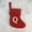 Q, variant on Woolen Letter Christmas Stocking Ornament - Polyester Fiber Festive Decoration for Fireplace or Tree
