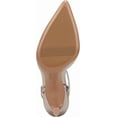 thumbnail image 5 of Naturalizer Womens Astrid Pointed Toe T-Strap Pump Patina Pewter Leather 9W, 5 of 5