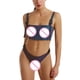 thumbnail image 4 of Conjunto de Bikini con Tanga, traje de baño de nailon y Spandex, Bikinis reflectantes coloridos, traje de baño Sexy para mujer con tiras Fridja  nalpqowj19855, 4 of 9