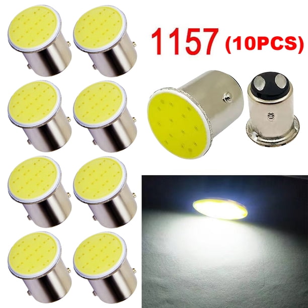 Lámpara Freno Parada CanBus Señal 10 Uds 12V 1156 BA15S 1157 BAY15D 180LM 6000K