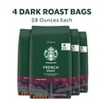 thumbnail image 2 of (4 pack) Starbucks French Roast, Whole Coffee Beans, Dark Roast Hot or Iced Coffee, 28 oz, 2 of 15