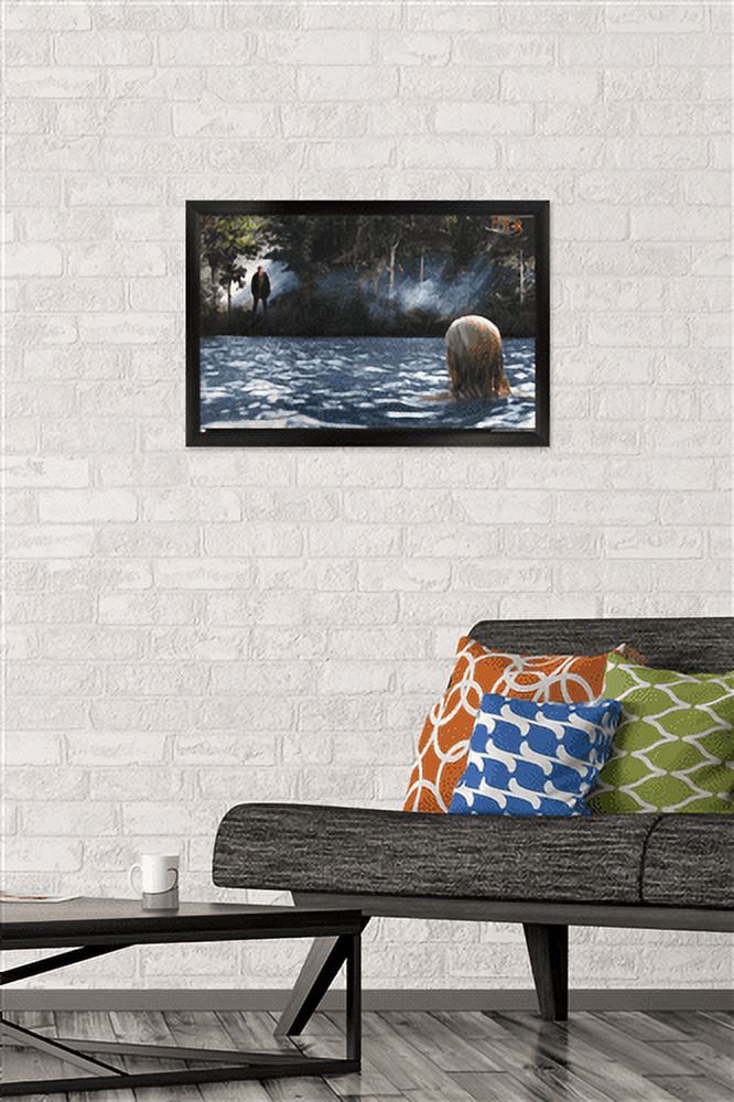 Friday the 13th - Landscape Wall Poster, 14.725" x 22.375", Framed