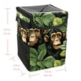thumbnail image 5 of Monkey Foldable Car Trash Bin with Lid, Leak-Proof Hanging Storage Bag - Car Garbage Can, Car Trash Bin, 5 of 6