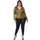 thumbnail image 5 of Blusa print Roman Fashion tallas extras, 1758 (Oro) dorado 40 Roman Fashion BL-GR-1758-ORO, 5 of 6