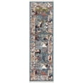 thumbnail image 2 of Rugs.com Rabia Collection Rug – 2' 6 x 8' Runner Blue Low Rug Perfect For Hallways, Entryways, 2 of 9
