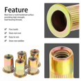 thumbnail image 4 of 50 Pieces M12 Flat Head Threaded Rivet Nut, Zinc Plated Carbon Steel Threaded Rivet Nuts, M12 Rivet Threaded Inserts (18mm X 22mm), 4 of 4