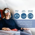thumbnail image 5 of Silk Sleep Eye Mask for Men Women, Comfortable Soft Eye Mask Works With Every Nap Position, Blocks Light, 5 of 5