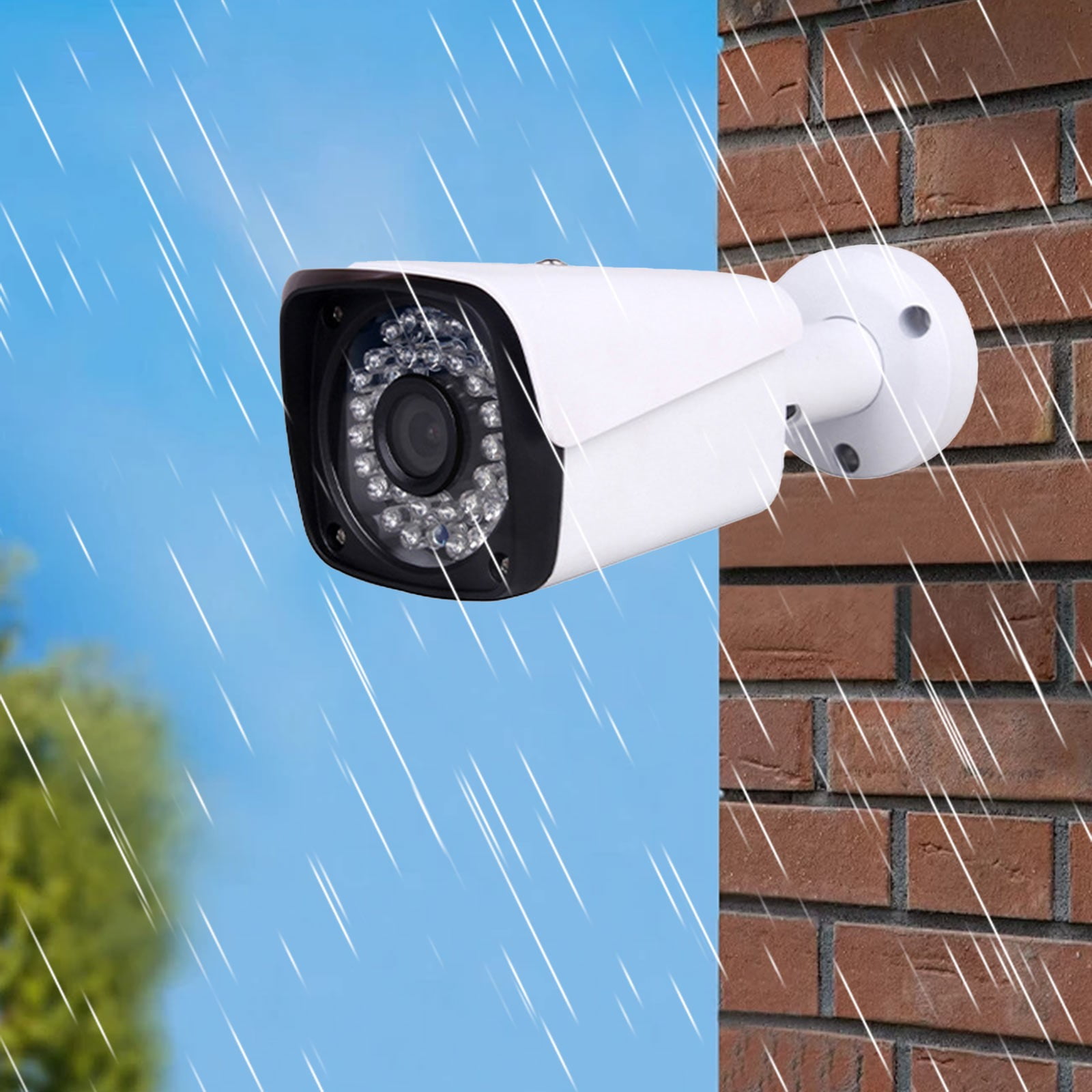 Barsme HD Outdoor Wireless Security Camera with Audio