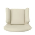 thumbnail image 6 of EXTRA COMFY Upholstered Angled Armchair- Cream, 6 of 11