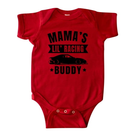 

Inktastic Mamas Lil Racing Buddy Gift Baby Boy or Baby Girl Bodysuit