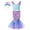 Z02-Light Purple, variant on Tutu Dreams Mermaid Dress Outfit for Girls Birthday Halloween Party Dress Up Clothes Gifts