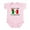 Petal Pink, variant on CafePress - Kiss Me I'm Mexican Infant Bodysuit - Baby Light Bodysuit, Size Newborn - 24 Months
