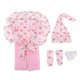 thumbnail image 1 of Conjunto de Calcetines de calzoncillos de Sombrero Yotijar para muñeca de bebé recién nacido 26-28 cm rosa, 1 of 10
