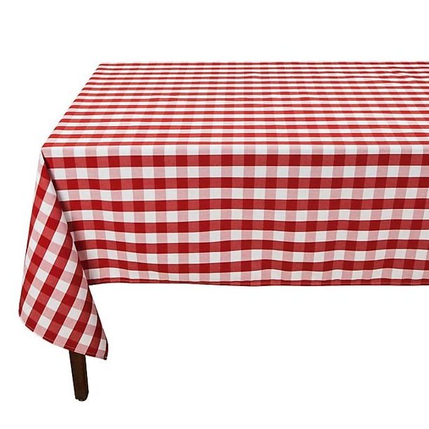 Riegel Red Check 120 Inch X 60 Inch Oblong Tablecloth Walmart Com Walmart Com
