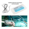 thumbnail image 4 of 12pcs Suture Set, Silk Thread Suturing Kit With Curvedneedle Wound Suture Practice Thread For Clinic For Veterinary-week, 4 of 4