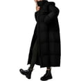thumbnail image 6 of PRETTYGARDEN Women's Winter Long Puffer Coats Hooded Zip Up Casual Thickened Down Jackets Trendy Warm Clothes Outerwear, 6 of 8