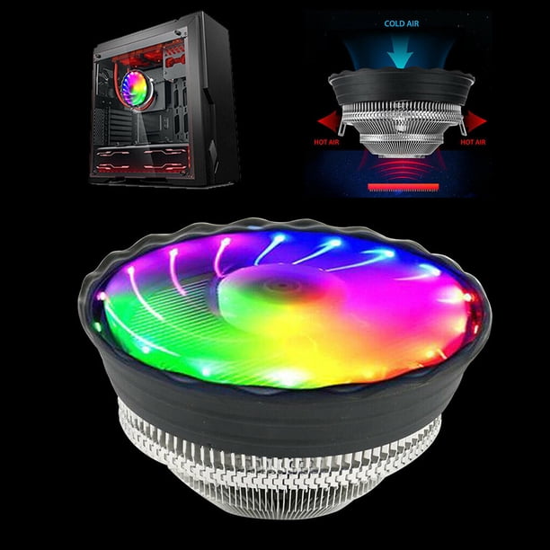 Computer CPU Cooler Removable Professional RGB Cooling Fan Modified ...
