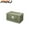 Flat Cover, variant on PMMJ Army Green Folding Storage Box, Durable Plastic Multi-Purpose Organizer with Secure Latches, Portable for Camping, Car Boot & Home Storage, Sturdy Rectangular for Tools & Gear