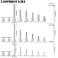 thumbnail image 4 of 1080 PCS M2 M3 M4 304 Stainless Steel Hex Socket Head Cap Screws Assortment Set Kit Screws and Nuts Flat Washers Kit, 4 of 7