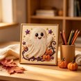 thumbnail image 4 of Halloween Pearl Art DIY Kit Cute Ghost Pearl Painting Set Plastic Complete Kit & For All Ages for Fall Home Decor Wall Art Beginner Crafts & Seasonal Party Gifts by MPOISVA, 4 of 10