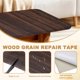 thumbnail image 3 of Cinta de reparación de grano de madera Uxcell 6" x 33ft parche autoadhesivo realista para pisos de madera con raspador de plástico para mesas, puertas, ventanas, muebles y sillas, Nogal Negro, 3 of 7