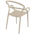 thumbnail image 3 of Compamia Mila Fauteuil de Salle à Manger avec Accoudoirs, Taupe, 3 of 10