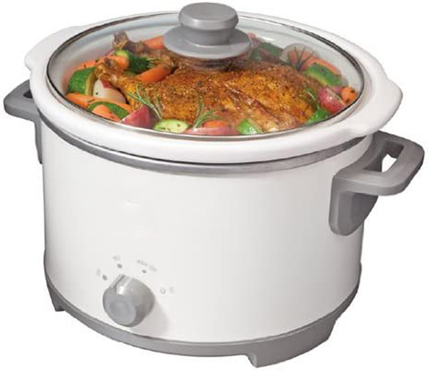 4Quart Slow Cooker(White)