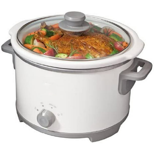 4Quart Slow Cooker(White)