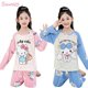 thumbnail image 2 of Pijamas Kawaii Sanrio Hello Kitty Cinnamoroll Kuromi para niños y niñas, ropa de dormir de Anime, traje de Casa de dibujos animados, regalos de primavera y verano, 2 of 4