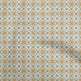 thumbnail image 1 of oneOone Rayon Orange Fabric Geometric Tile Traditional Craft Projects Decor Fabric Printed By The Yard 56 Inch Wide, 1 of 4