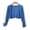 Blue, variant on Cmfcve Women's Long Sleeve Cardigans Elegant Knit Sweaters Cropped Open Front Bolero Shrugs for Dresses