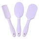 thumbnail image 4 of Juego de 3 peines de peluquería, cepillos de masaje portátiles para relajar y aliviar la fatiga (morado)., 4 of 7